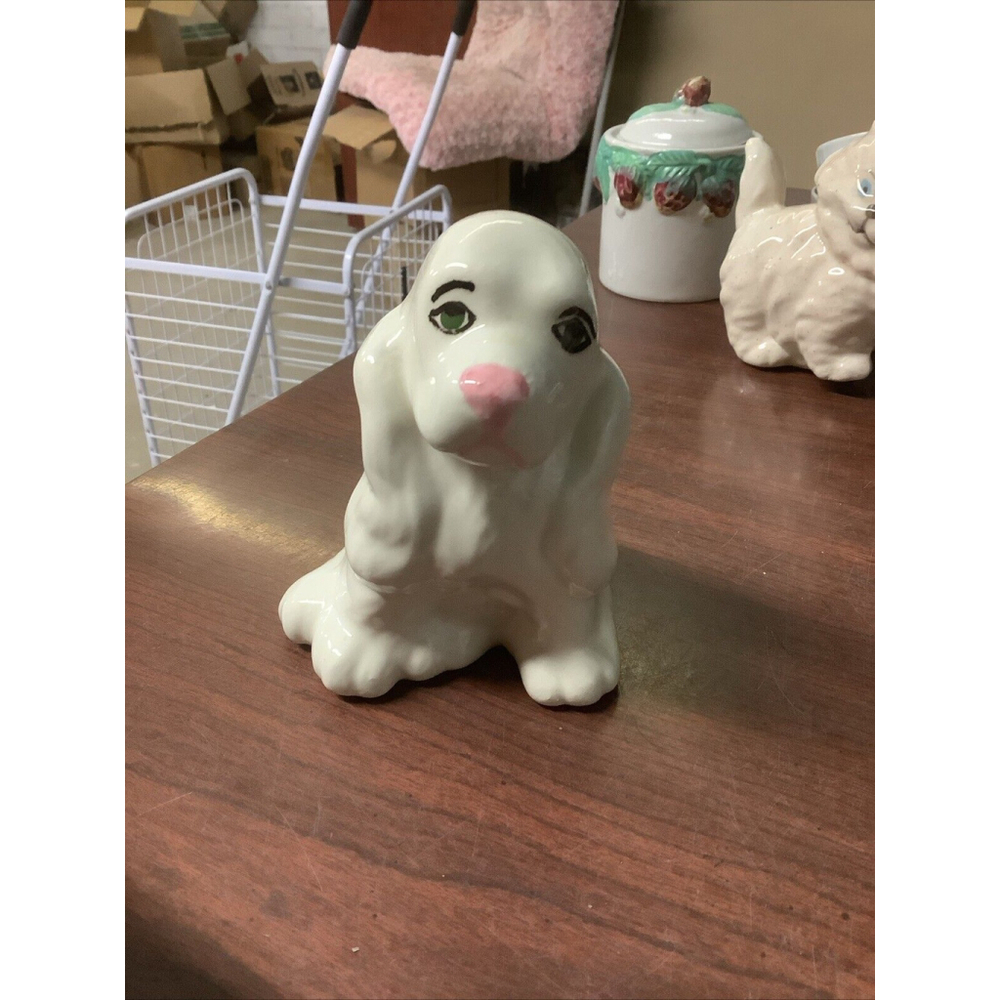 Vintage Ceramic Cocker Spaniel Dog Figurine